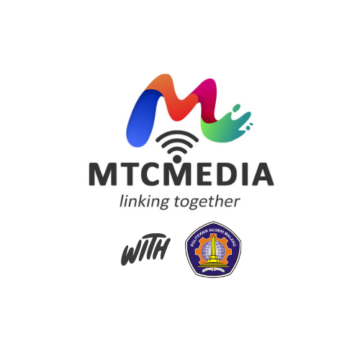 Logo MTC Media with Polinema.