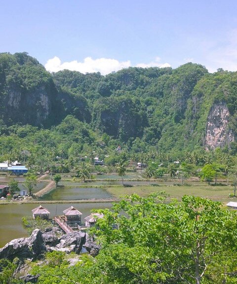 View from a far of Dolli Bungaeja. Picture : Andi Hasbi Jaya